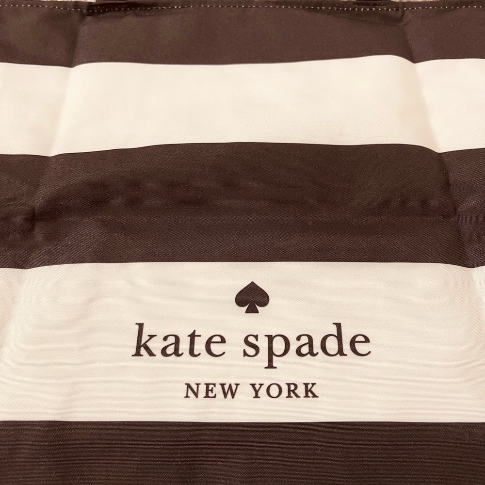 Kate Spade Black and White Striped Tote - Picture 3 of 7